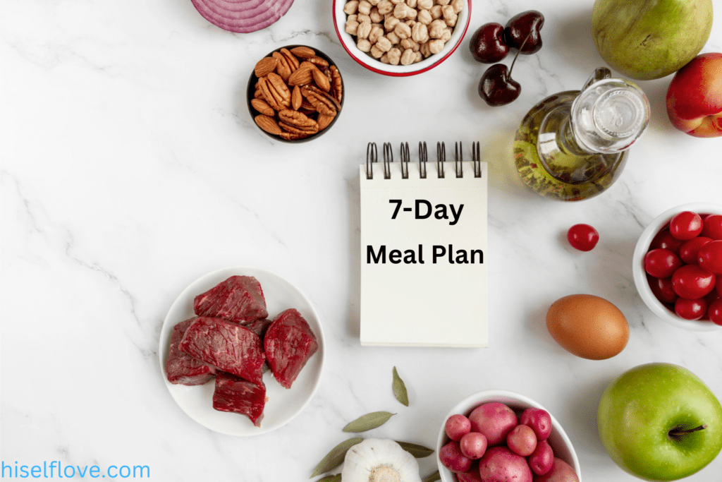 16/8 intermittent fasting 7-day meal plan